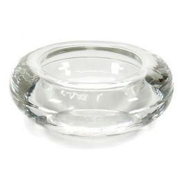 Portavelas de Cristal Bajo Transparente Giftdecor 6.5x2.5x6.5 cm (48 Unidades) Precio: 45.78999975. SKU: S3604302