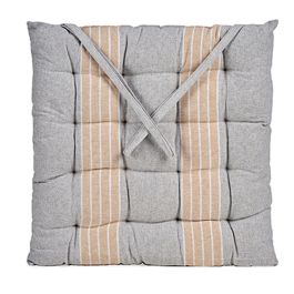 Cojin Silla Rayas Gris Giftdecor 40X5CM (12 Unidades) Precio: 46.88999986. SKU: S3607498