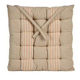 Cojin Silla Rayas Crema Giftdecor 40X5CM (12 Unidades) Precio: 46.88999986. SKU: S3607499