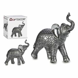 Elefante Resina Grande Plata Giftdecor 27X27CM (4 Unidades) Precio: 74.50000008. SKU: S3604744