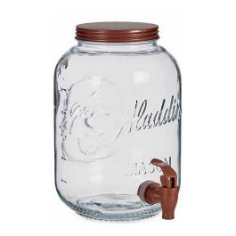 Jarra Transparente Grifo Metal Plástico Vidrio (3800 ml)