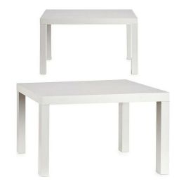 Mesa auxiliar Blanco Madera (50 x 45 x 79 cm) Mesa auxiliar Blanco Madera (50 x 45 x 79 cm)