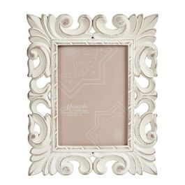 Portafoto Calado Madera Blanco 13X18 Cm Giftdecor (12 Unidades) Precio: 54.49999962. SKU: B1BYYQZ86P