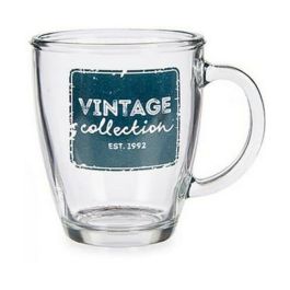 Taza Mug Vintage Transparente Vidrio 320 ml Precio: 1.9499997. SKU: S3607719