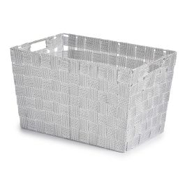 Cesta de Tela Kipit Grande Blanco 35x20x25 cm - Poliéster, 10 litros (12 Unidades) Cesta de Tela Kipit Grande Blanco 35x20x25 cm - Poliéster, 10 litros (12 Unidades)