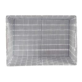 Cesta de Tela Kipit Grande Blanco 35x20x25 cm - Poliéster, 10 litros (12 Unidades) Cesta de Tela Kipit Grande Blanco 35x20x25 cm - Poliéster, 10 litros (12 Unidades)
