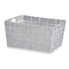 Cesta de Tela Kipit Blanco 30x14x20 cm - Con Asas (18 Unidades) Cesta de Tela Kipit Blanco 30x14x20 cm - Con Asas (18 Unidades)