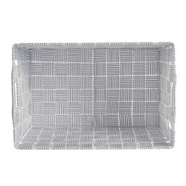 Cesta de Tela Kipit Blanco 30x14x20 cm - Con Asas (18 Unidades) Cesta de Tela Kipit Blanco 30x14x20 cm - Con Asas (18 Unidades)
