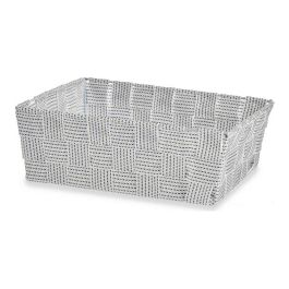 Cesta de Tela Blanca Kipit 24 cm x 20 cm x 8 cm, 2.4 litros (24 Unidades) Cesta de Tela Blanca Kipit 24 cm x 20 cm x 8 cm, 2.4 litros (24 Unidades)