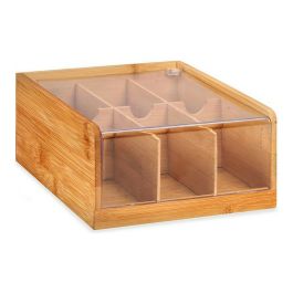Caja de Bambú Kinvara 6 Compartimentos 21.7 cm - Marrón (6 Unidades) Precio: 67.50000004. SKU: S3608238