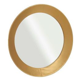 Espejo de pared Cristal Dorado Metal (80 x 7,5 x 80 cm)