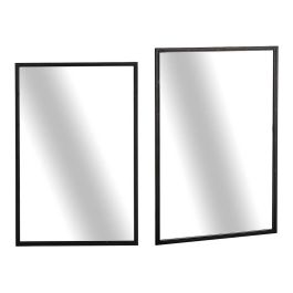 Espejo de pared Cristal Negro Metal (60 x 2 x 90 cm) Espejo de pared Cristal Negro Metal (60 x 2 x 90 cm)