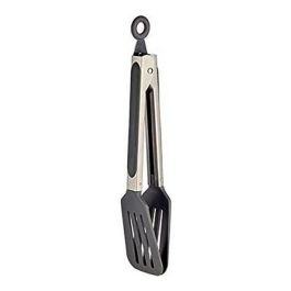 Pinzas de Cocina Acero Inoxidable Gris Nylon (4 x 26 cm)