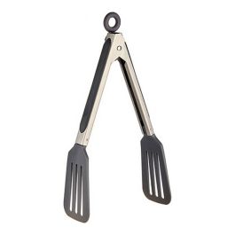 Pinzas de Cocina Acero Inoxidable Gris Nylon (4 x 26 cm)
