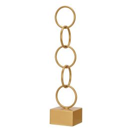 Figura Decorativa Aros Dorado Metal (12,5 x 60,5 x 12,5 cm) Precio: 19.2268994071. SKU: S3611208