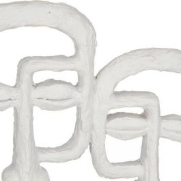 Figura Decorativa Cara Blanco Poliresina (27 x 32,5 x 10,5 cm)