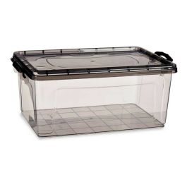 Caja Plastico Ordenacion Antracita 22L Kipit 32X20CM (6 Unidades) Caja Plastico Ordenacion Antracita 22L Kipit 32X20CM (6 Unidades)