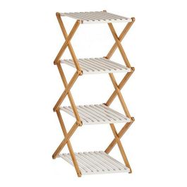 Estantería Marrón Blanco Plegable Madera (32 x 96 x 39 cm) Estantería Marrón Blanco Plegable Madera (32 x 96 x 39 cm)