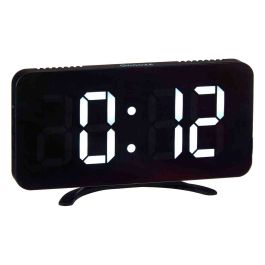 Reloj Digital de Sobremesa Espejo Negro ABS (15,7 x 7,7 x 1,5 cm)