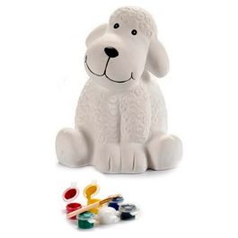 Hucha Perro Cerámica para Colorear Pincello 11x12.5x10.8 cm con Temperas (24 Unidades) Precio: 59.50000034. SKU: S3606181