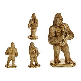Figura Decorativa Gorila Saxofón Dorado 18,5 x 38,8 x 22 cm Precio: 18.49999976. SKU: S3609537