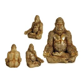 Gorila Manos Abiertas Dorado Giftdecor - Resina, Oro - 19x26.5x22 cm (4 Unidades) Precio: 52.5000003. SKU: S3609573