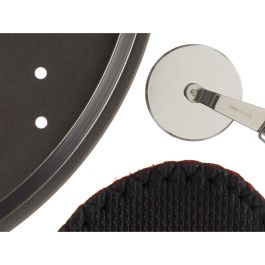 Set Pizza Molde Manopla y Cortapizza Kinvara - Acero, Neopreno, Plástico - Negro (12 Unidades) Set Pizza Molde Manopla y Cortapizza Kinvara - Acero, Neopreno, Plástico - Negro (12 Unidades)