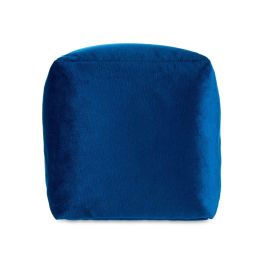 Puff Azul Poliéster Poliestireno (30 x 30 x 30 cm)