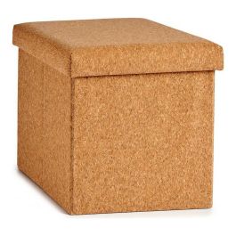 Caja Decorativa Marrón Plegable MDF Corcho (31 x 31 x 31 cm) Caja Decorativa Marrón Plegable MDF Corcho (31 x 31 x 31 cm)