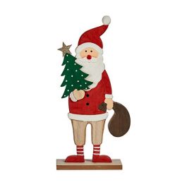 Figura Decorativa Papá Noel 5 x 30 x 15 cm Rojo Madera Marrón Blanco Verde Precio: 2.95000057. SKU: B1D2EDZABG
