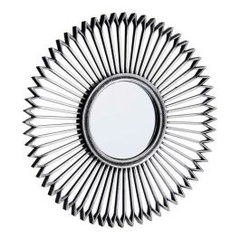 Espejo de pared Plateado Negro Plástico (3 pcs)