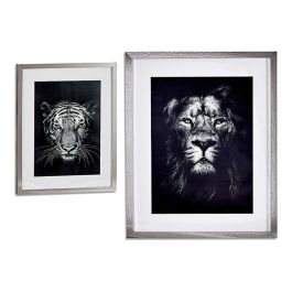 Cuadro Lion - Tiger (43 x 3 x 53 cm) Precio: 12.94999959. SKU: S3606491