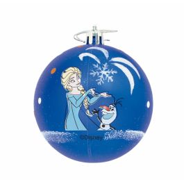 Bola de Navidad Frozen Memories 6 Unidades Azul Blanco Plástico (Ø 8 cm)