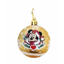Bola de Navidad Minnie Mouse Lucky Dorado 6 Unidades Plástico (Ø 8 cm) Precio: 11.99000011. SKU: S4307218