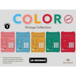 Hucha Roymart Color Vintage Caja fuerte 18 x 13 x 12 cm