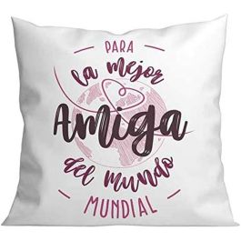 Roymart New Cojín 40x40 cm "Para La Mejor Amiga Del Mundo"