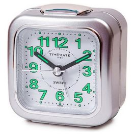 Reloj-Despertador Analógico Timemark Plateado (7.5 x 8 x 4.5 cm) Precio: 9.9499994. SKU: B1EPN3PGZ5