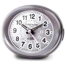 Reloj-Despertador Analógico Timemark Plateado Luz LED Silencioso Snooze Modo noche 9 x 9 x 5,5 cm (9 x 9 x 5,5 cm) Precio: 13.95000046. SKU: S6502808