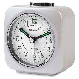 Reloj-Despertador Analógico Timemark Blanco Silencioso con sonido Modo noche Precio: 9.9499994. SKU: S6503180
