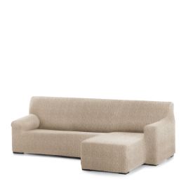 Funda para chaise longue de brazo corto derecho Eysa ROC Beige 120 x 120 x 360 cm