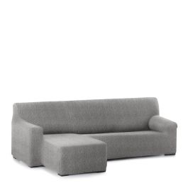 Funda para chaise longue de brazo corto izquierdo Eysa ROC Gris claro 120 x 120 x 360 cm