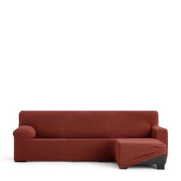 Funda para chaise longue de brazo corto derecho Eysa JAZ Rojo Oscuro 120 x 120 x 360 cm