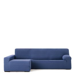 Funda para chaise longue de brazo largo izquierdo Eysa JAZ Azul 180 x 120 x 360 cm