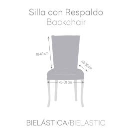 Funda para Silla Eysa JAZ Gris oscuro 50 x 60 x 50 cm 2 Unidades