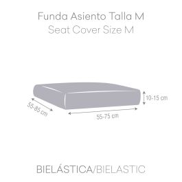 Funda para Sofá Eysa BRONX Blanco 80 x 15 x 75 cm