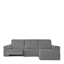 Funda para chaise longue de brazo corto derecho Eysa ROC Gris claro 120 x 120 x 360 cm