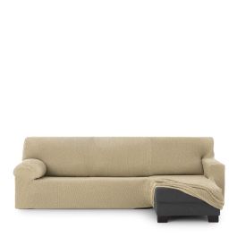 Funda para chaise longue de brazo corto derecho Eysa THOR Beige 110 x 110 x 310 cm