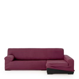 Funda para chaise longue de brazo largo derecho Eysa ULISES Burdeos 170 x 110 x 310 cm