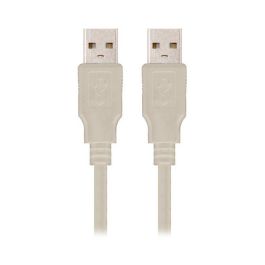 Cable USB 2.0 Nanocable 10.01.0303/ USB Macho - USB Macho/ 2m/ Beige Precio: 4.94999989. SKU: S0224323