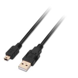 Cable USB 2.0 Nanocable 10.01.0402/ USB Macho - MiniUSB Macho/ 1.8m/ Negro Precio: 4.49999968. SKU: S0215068